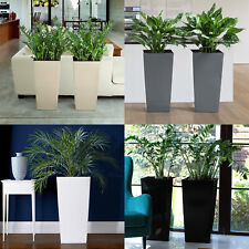 Blumenkübel Hochglanz Blumentopf Pflanzkübel Pflanzeinsatz SET 6 Farben 6 Größen