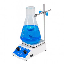 Magnetrührer mit Heizplatte 200 °C Magnetrührer Mischer 200W Heizplatte 12x12cm