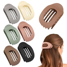 6 Stück Haarklammer Flach