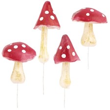 4x Fliegenpilz - künstliche