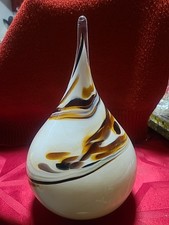 Glastropfen Deko groß nach