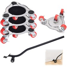 Transportrollen Set Möbel, Gleitsystem, Lastenheber, 360° drehbar, 4 Stück, S...