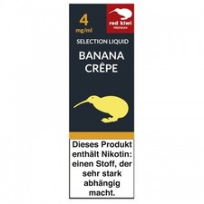 Red Kiwi Liquid Selection Banana Crepe 4mg Nikotin 10ml