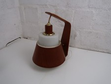 Wandlampe Teak Glas Mid