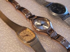Vintage 3 alte Quarz - Damen -