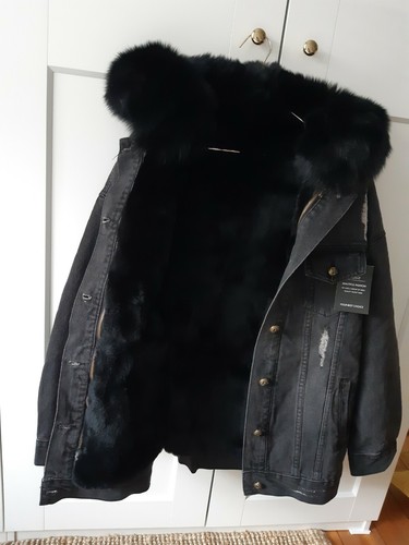 Echtpelz fuchs kaninchen jeans - echtpelz,