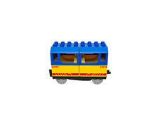 Lego® Duplo Eisenbahn Waggon TRAIN 4x8 Passagier GELB BLAU ZUG