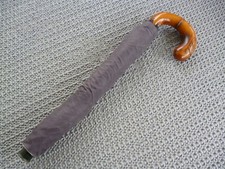 KULT Knirps Original  Herrenschirm schwarz Holzgriff VIntage 60/70er Jahre