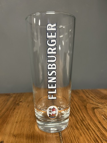 Flensburger pint glas brandneu - glas,
