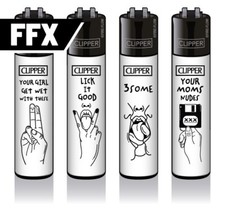 Clipper® Feuerzeuge - 4er Set