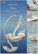 Winter Garten Miniatur Quilling Anleitung Bastelvorlage für Papierkunst