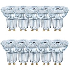 10 x Osram LED Glas Reflektor 3,4W = 35W GU10 230lm warmweiß 3000K Ra>90 DIMMBAR