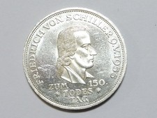 BRD 5,- Mark 1955 F Schiller