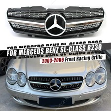 Chrome front upper grille - front, for