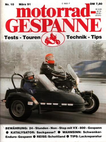 Zeitschrift motorrad gespanne - zeitschrift, motorrad-gespanne