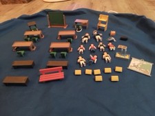 PLAYMOBIL RETRO SCHULE ZUBEHÖR  ALT  Konvolut