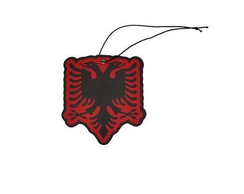Albanien flagge auto - flagge,