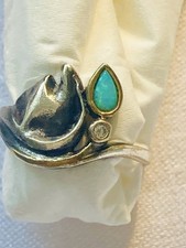 Designerring Silber 925 Opal