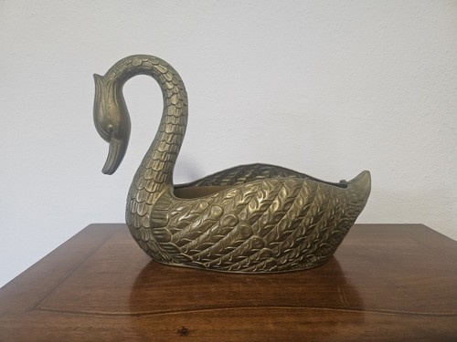 Vintage messing schwan - vintage,