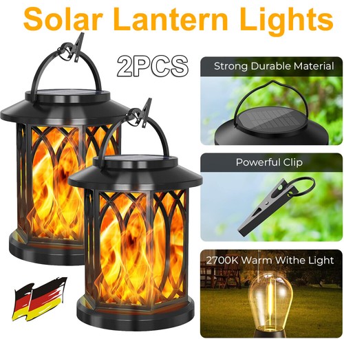 Solarlampe hängeleuchte - 2x,