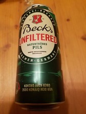 Leere Bierdose Becks