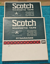 Scotch 3M Magnetic Tape 203 Long Play 540m 1800ft. 18cm 7in - 2 Stück