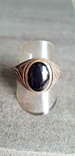 - Großer Silberring-1 Onyx -