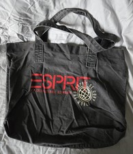 ESPRIT Black Canvas Tote Bag