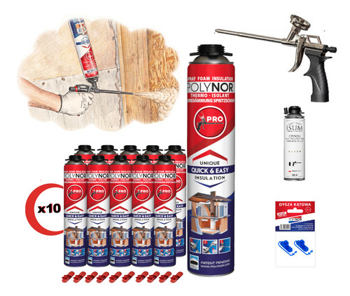 Polynor 10x750ml polyurethan - polynor,