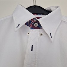 ⛳️🏸Hemd-Gr.XL- 43/44⛳️BRAX-🏸🏸⛳️weiss- langarm🏸wie NEU - Logo-