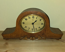 Antiker Junghans Wecker aus Holz Napoleonhut Vintage Antiquität selten