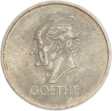 Weimarer Republik 5 Reichsmark 1932 A Goethe Silber vz-stgl. Jäger 351