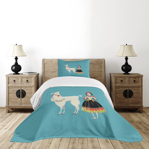 Abakuhaus lama tagesdecke set - lama,