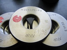 Gewinde Lehrring M 22 x 0,75 - 6g Feingewinde Gewindelehrring LMW #MB7-6#