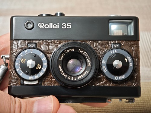 Rollei schwarz braun - 35, leder
