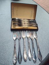 12 Gabeln Kuchengabeln ABS