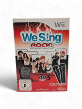 We Sing Rock! inkl. 1 Logitech USB Mikros + OVP - Wii Spiel - Guter Zustand