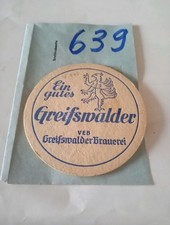 1 Stück DDR Bierdeckel, VEB