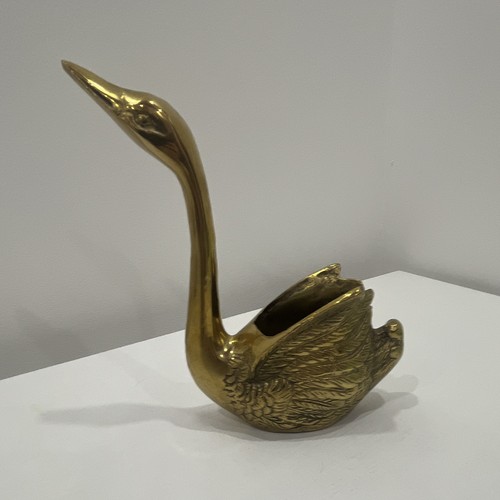 Messing schwan figur mit - figur,