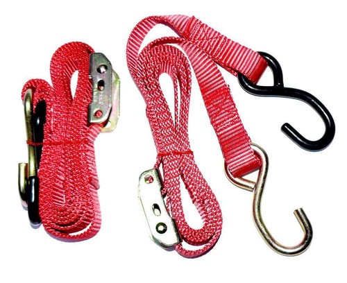 Rote spanngurte mit haken - rote,