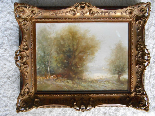 ölgemälde landschaft am - -,