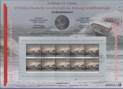 Bundesrepublik numisblatt - bundesrepublik,