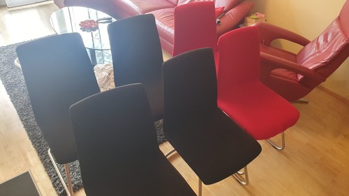 Moderne stühle schwarz - 6,