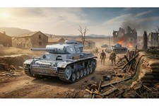 RC Panzer Kampfwagen III 1:16 Heng Long -Rauch&Sound - mit Stahlgetriebe und 2,4