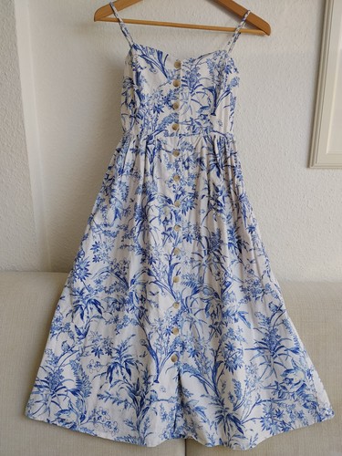 Midi kleid gesmoktes - h&m,