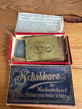 (RB)5025-4739, alte Schablonen für Wäschestickerei, Spielzeug, Deko