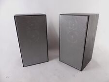 Paar Vintage Loudspeaker Lautsprecher Boxen Esche Schwarz  3 Wege 70W 4 Ohm