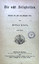 Die acht Seligkeiten; Kalender für Zeit und Ewigkeit 1884; Stolz, Alban:
