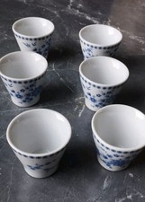 Seltmann Weiden, Bavaria Bayrisch Blau, 6 Eierbecher