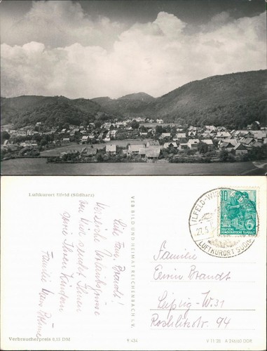 Ansichtskarte ilfeld harztor - ansichtskarte, ilfeld-harztor